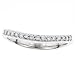 15 Stone Round Curved Matching Wedding Band .13cttw