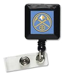 Denver Nuggets Official Retractable Badge Holder Keychain