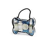 New Cain and Able Bone-shaped Vinyl Travel Set Peppermint Lavender Shampoo Conditioner For Dogs
