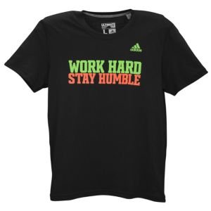 Robert Griffin III Adidas Black Work Hard Stay Humble T-Shirt (Size X-Large)
