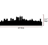 Philadelphia Skyline Silhouette -Large- Vinyl Wall Decal