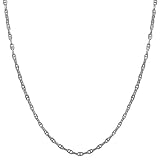 Sterling Silver 1.9-mm Fancy Mariner Link Chain (20 Inch)