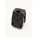 Leviton 275-T 30/50 Amp, 125/250 Volt, Dual Power Vinyl Grounding Angle Plug, Black