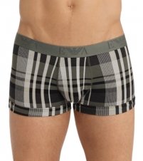 Emporio Armani Plaid Printed Stretch Cotton Parigamba Trunk 111389-1W504