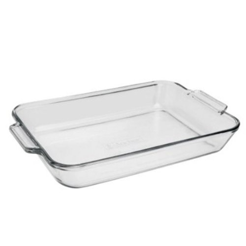 Anchor Hocking Oven Basics 5 Quart Baking Dish, Crystal Clear