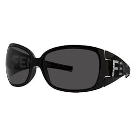 FENDI FS438 001 BLACK PLASTIC SUNGLASSES