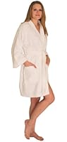 NDK New York Women's Terry Cloth Short Robe and Swimsuit Coverup 100% Cotton