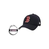Boston Red Sox MLB "Pinch Hitter" Adjustable Wool Blend Cap by New Era (Navy)