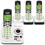 VTech CS6229-4 DECT 6.0 Cordless Phone, Black/White, 4 Handsets