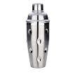 MIU France 3-Piece Stainless Steel Dimpled Cocktail Shaker, 24-Ounces