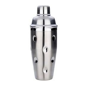 MIU 3-Piece 24-Ounce Dimpled Polished Stainless-Steel Cocktail Shaker by 