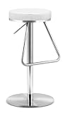 ZUO Soda Barstool, White