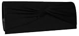 Pochette en Satin Sac de Soir&eacute;e - Couleur Noire