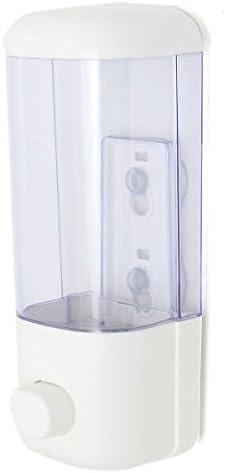 500ml Transparent Wall Mounted Manual Soap Lotion Dispenser ABS Liquid Box