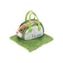 Zhu Zhu Pets Green Blanket and Green Carrier