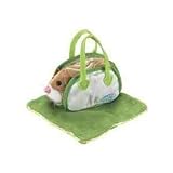 Zhu Zhu Pets Green Blanket and Green Carrier