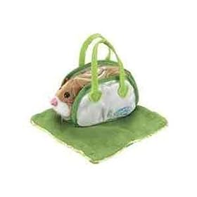 Zhu Zhu Pets Green Blanket and Green Carrier