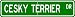 Cesky Terrier STREET SIGN ~ High Quality Aluminum ~ Dog Lover