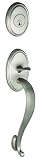 Georgetown Handleset Exterior with S-Grip, Satin Nickel Finish #GS73-GEOSGR-HS-SC