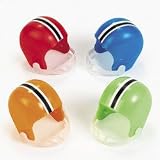 Lot of 12 Plastic Football Helmets Boys Party Favors