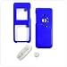 Pantech PG-C120 C120 Solid Dark Blue Snap-on Case Cover with Removable Swivel Belt Clip