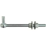 UPC 038613130647 product image for NATIONAL/SPECTRUM BRANDS HHI N130-641 3/4 x 10 Zinc Bolt Hook | upcitemdb.com