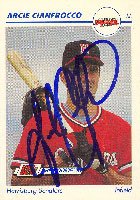 Archi Cianfrocco, Harrisburg Senators - Expos Affiliate, 1991 Line Drive Pre-Rookie Autographed Card
