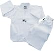Taekwondo V-Neck White Complete Uniforms