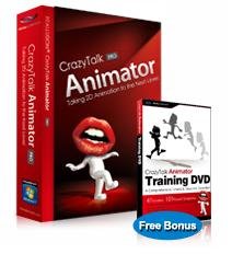 CrazyTalk Animator PRO + CrazyTalk Animator Training DVD Windows 7 / Windows Vista