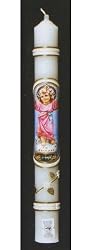 10" Divine Child Baptismal Candle