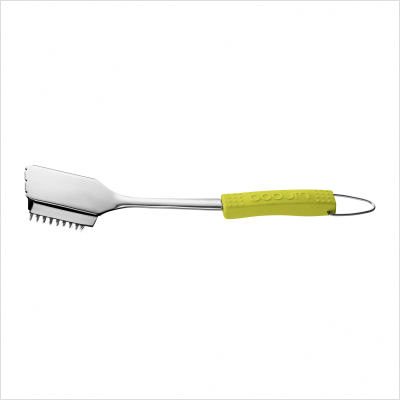 bodum fyrkat metal grill barbeque cleaning brush green  more detail click!