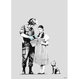 LAMINATED Banksy Dorothy Police Search Mini Poster Measures 59.4 x 42 cm ( 24  x 17 inches ) approx