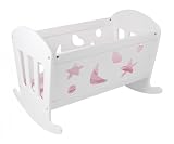 Wooden Dolls Cradle, Dolls Rocking Crib