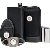 J.G. Hickory Cigar Flask & Cutter Gift Set