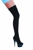 Women's 609-Ski 6 Pointed Stiletto Stretch Lycra Thigh High Boot