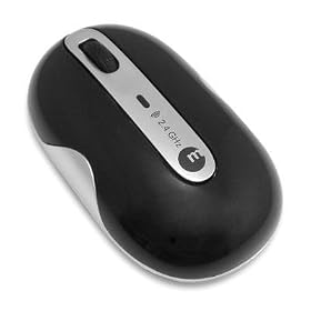 Macally PebbleWireless Portable Wireless Laser Mouse for Mac & PC