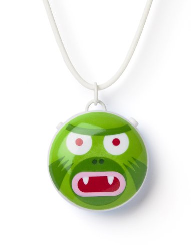 Talkatoo Voice Recordable Pendant: 'Green Monster' with Necklace