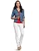 Calvin Klein Jeans Women's Petite Chambray Denim Jacket