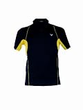  VICTOR Herren Polohemd black 6040, schwarz/gelb 