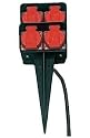 Unimet Gartensteckdose Mit Spiess 4-F
