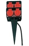Unimet Gartensteckdose Mit Spiess 4-F