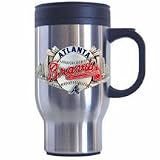 Atlanta Braves MLB Pewter Stainless Steel Travel Mug
