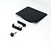 SOJITEK Black Mousepad Attachable to Folding Laptop Notebook Tray Book Stand - Does NOT Include Laptop Stand