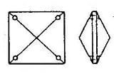 Swarovski Spectra Square #8290-8024-22