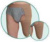 Below Knee Shrinker, Model: 3512, Medium, Silicone Border, size: V
