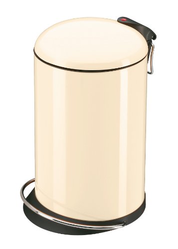 Hailo 0516-570 Design Tret-Abfallsammler Trento® TOPdesign 16, Vanille