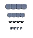 Hearthstone Square 16-Piece Set Service for 4, Bluetopia
