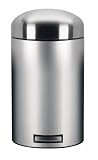 Brabantia Retro Pedal Bin, 5 litre Matt Steel