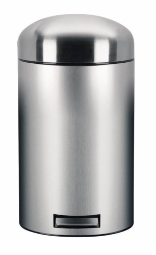 Brabantia Retro Pedal Bin, 5 litre, Matt Steel