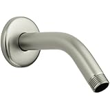 Hansgrohe 27411823 Standard Shower Arm and Flange, 6-Inch, Brushed Nickel